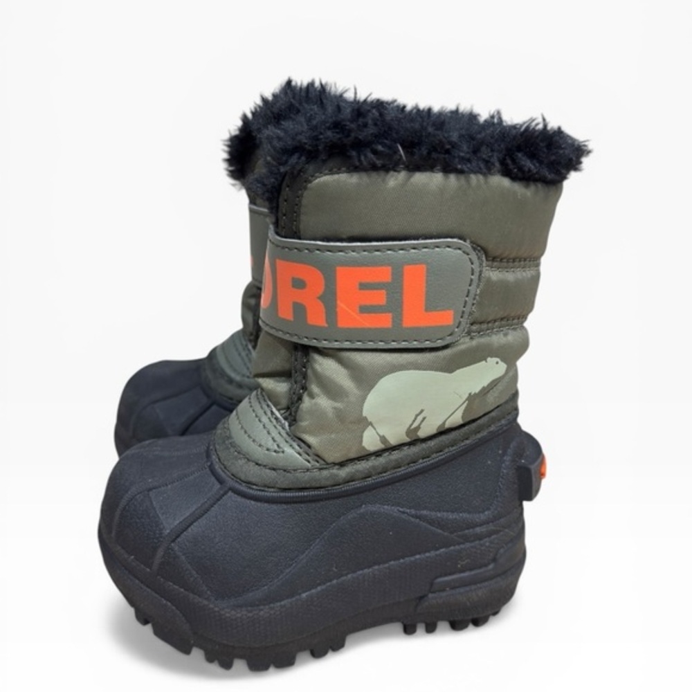 Sorel Toddler Snow Commander Waterproof Insulated Winter Boots Size US 4 UK 3